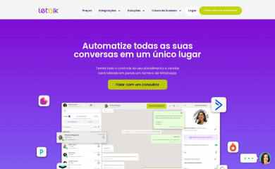 letalk.com.br screenshot