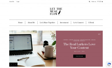 letthemuseflow.com screenshot