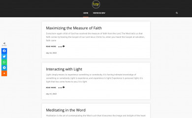 leveragedevotional.org screenshot