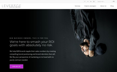 leveragedigitaldesign.com screenshot
