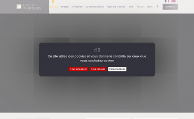 levillagedesbories.com screenshot