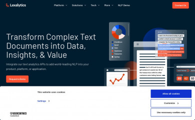 lexalytics.com screenshot