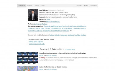 lexfridman.com screenshot