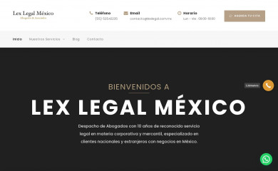 lexlegal.com.mx screenshot