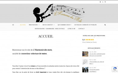 lharmoniedesmots.com screenshot