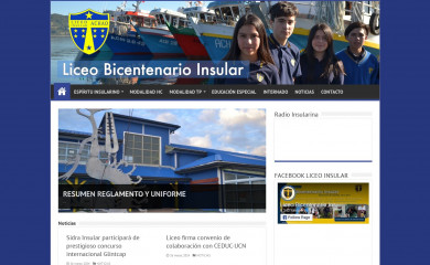 liceoinsulardeachao.cl screenshot