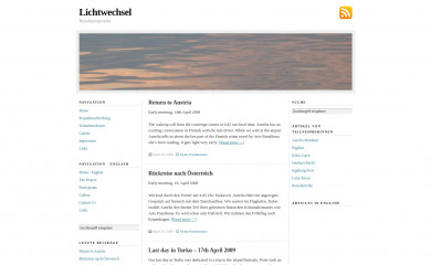 lichtwechsel.at screenshot