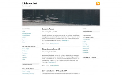 lichtwechsel.at screenshot
