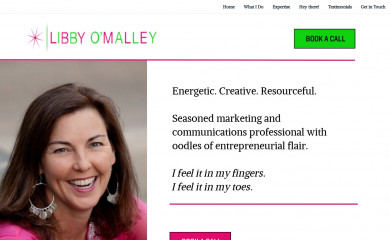 libbyomalley.com screenshot