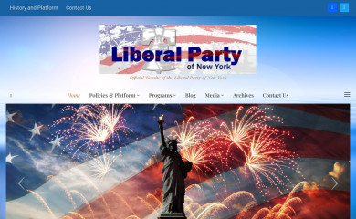 liberalparty.org screenshot