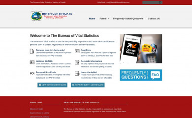 liberiabirthcertificate.com screenshot