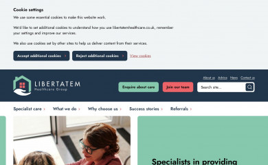 libertatemhealthcare.co.uk screenshot