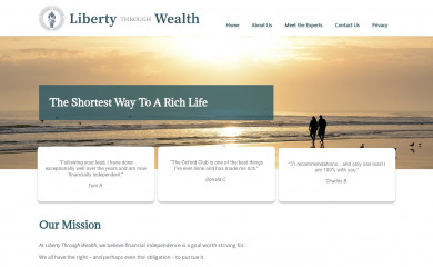 libertythroughwealthnews.com screenshot