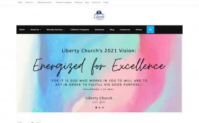 libertychurchlive.com screenshot