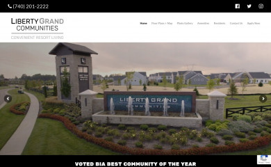 libertygrandapts.com screenshot