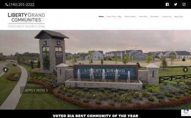 libertygrandapts.com screenshot