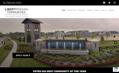 libertygrandapts.com screenshot