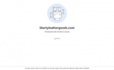 libertyleathergoods.com screenshot