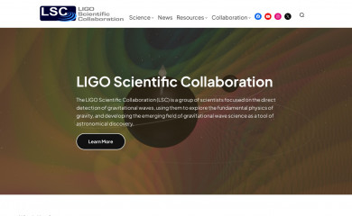 ligo.org screenshot