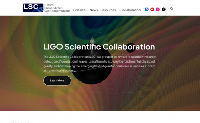 ligo.org screenshot