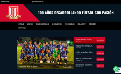 ligarafaelinadefutbol.com screenshot