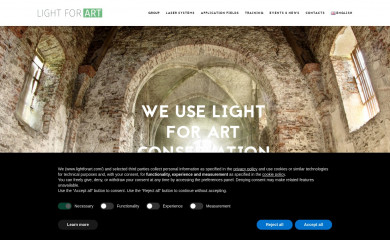 lightforart.it screenshot