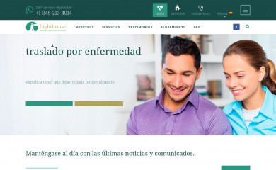 lighthousehouston.com screenshot