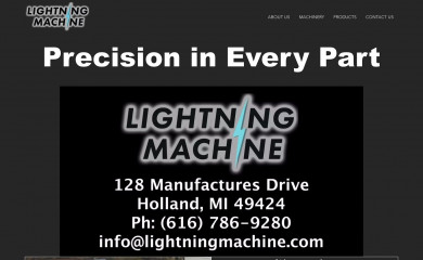 lightningmachine.com screenshot
