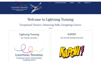 lightningtraining.com screenshot