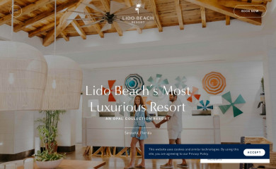 lidobeachresort.com screenshot