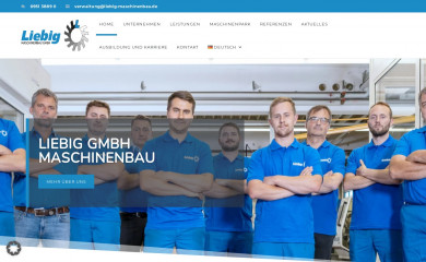 liebig-maschinenbau.de screenshot
