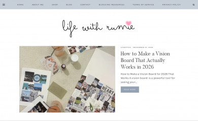 lifewithrumie.com screenshot