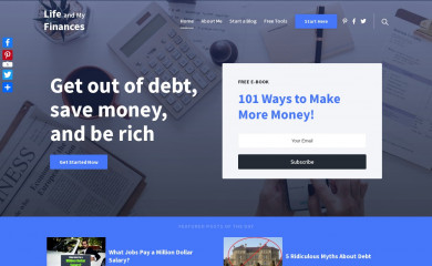 lifeandmyfinances.com screenshot