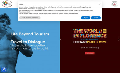 lifebeyondtourism.org screenshot