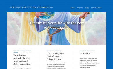 lifecoachingwiththearchangels.com screenshot