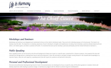 lifeinharmonyonline.com screenshot