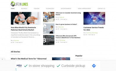 lifeinlines.com screenshot