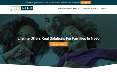 lifelineyouth.org screenshot