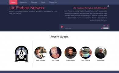 lifepodcast.net screenshot