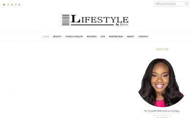 lifestylebyjanet.com screenshot