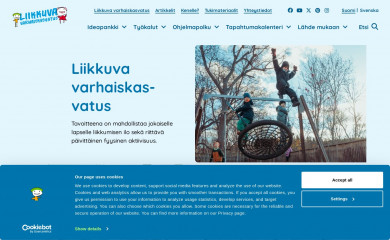 liikkuvavarhaiskasvatus.fi screenshot