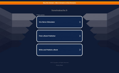 lionelnakache.fr screenshot