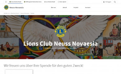 lionsclub-neussnovaesia.de screenshot