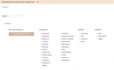 liliebakery.fr screenshot