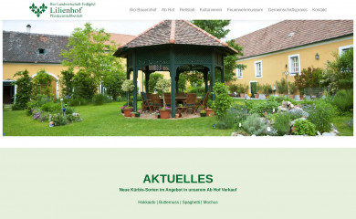 lilienhof-lanzenkirchen.at screenshot