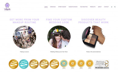 lillybethmakeup.com screenshot