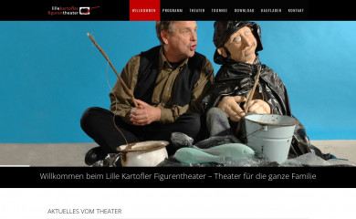 lille-kartofler-figurentheater.de screenshot