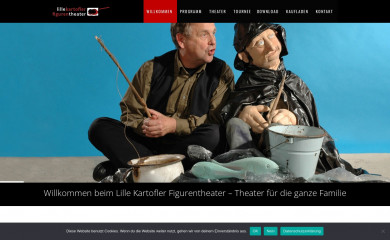 lille-kartofler-figurentheater.de screenshot