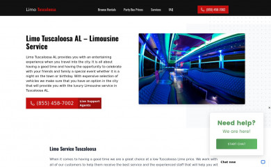 limotuscaloosa.com screenshot