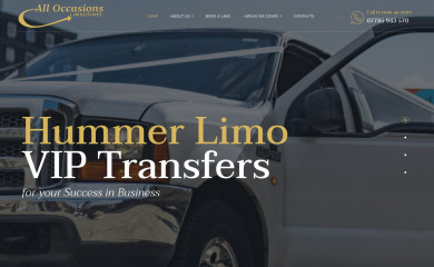 limousinehireliverpool.net screenshot